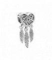 CHARM PANDORA ATRAPASUEÑOS CORAZÓN PLUMAS - 799107C00