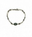 PULSERA TOP SILVER PLATA VERDE - PU6318PBA