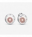 PENDIENTES PANDORA SIGNATURE LOGO CIRCULOS - 282314C01