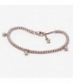 PULSERA PANDORA TENIS GOTAS BRILLANTES ROSE - 582401C01-20