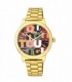 RELOJ TOUS MIMIC IP DORADO ESTAMPADO - 200351011