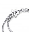 PULSERA PANDORA ESLBONES DOBLES ESTRELLA FUGAZ - 592409C01-18