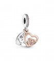 CHARM PANDORA DOBLE CORAZONES INFINITOS ENTRELAZADOS - 781020C01