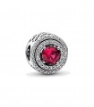 CHARM PANDORA CIRCULO ROJO BRILLANTE - 792418C01