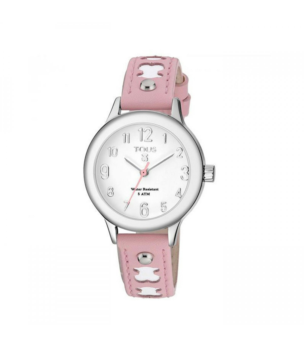 Reloj Tous analógico de acero con zirconitas Gleam Freshs rosa